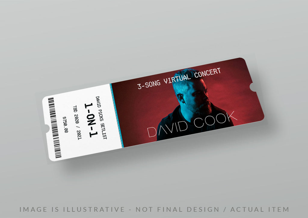 David Cook New EP - Virtual Concert (illustrative)